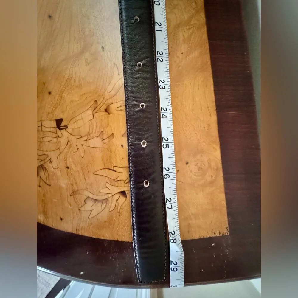 Authentic Gucci Brown Leather GG Buckle Belt | Made in Italy | Dust Bag - Picture 7 of 7